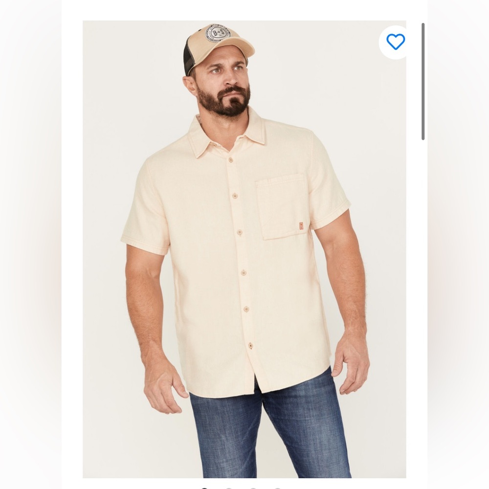 ✨ Brothers/Sons gray solid button down shirt.